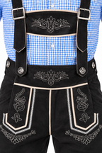 Men´s Oktoberfest Lederhosen Set - Shirt,Shorts & Hat