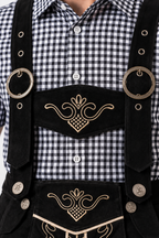 Men´s Oktoberfest Lederhosen Set - Shirt,Shorts & Hat