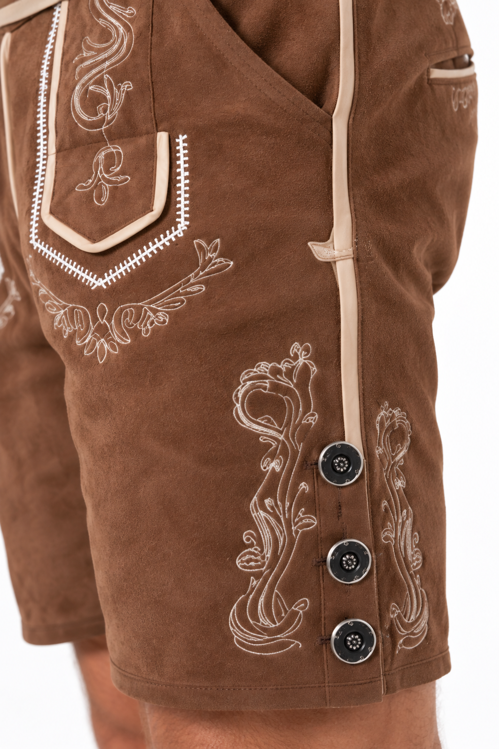 Men´s Oktoberfest Lederhosen Set - Shirt,Shorts & Hat