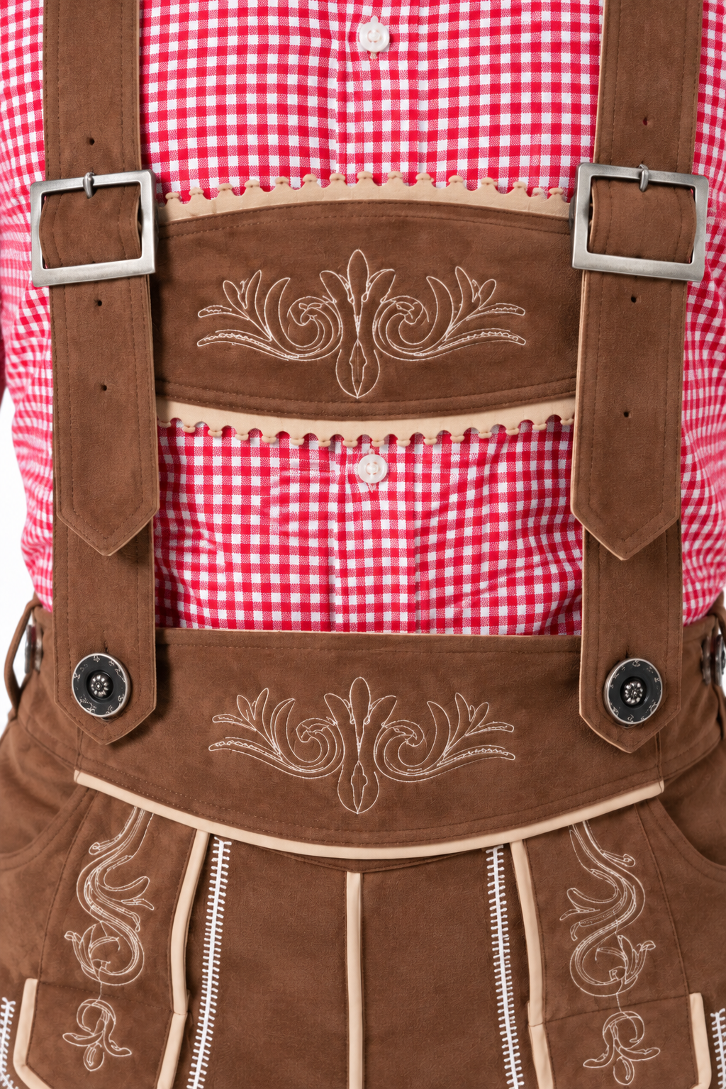 Men´s Oktoberfest Lederhosen Set - Shirt,Shorts & Hat