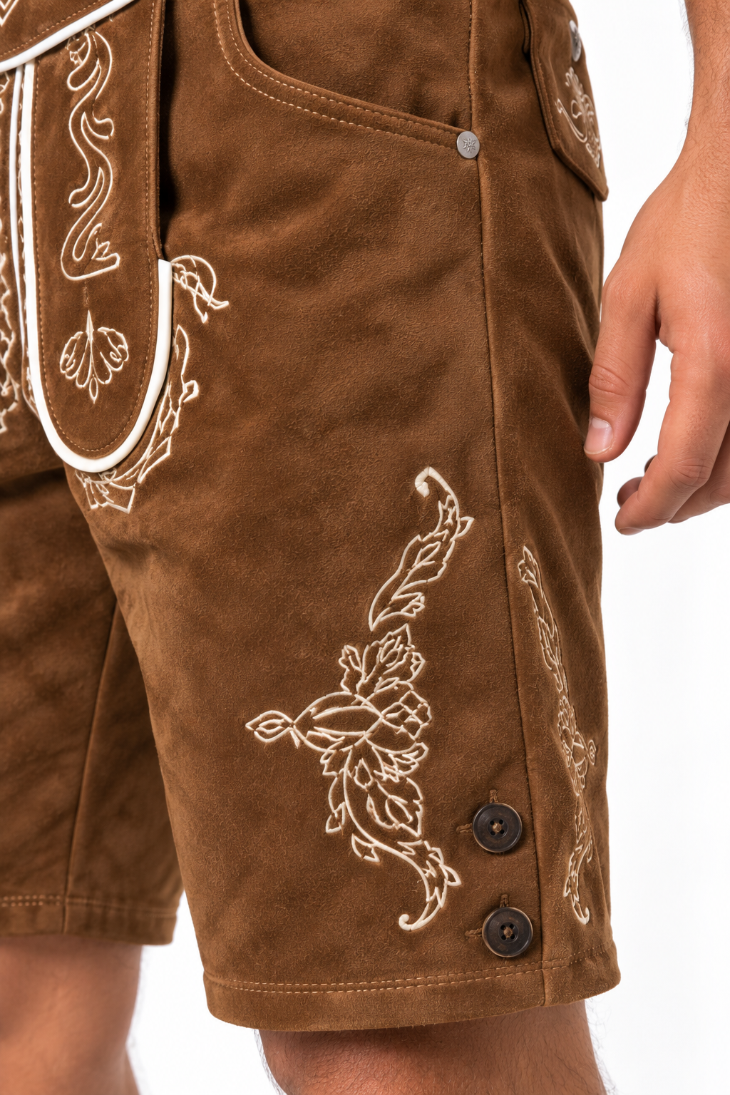 Men´s Oktoberfest Lederhosen Set - Shirt,Shorts & Hat